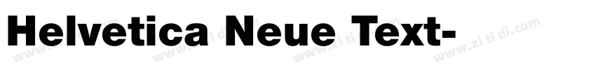 Helvetica Neue Text字体转换 Helvetica Neue Text字体转换